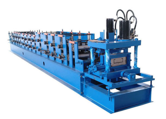 Cold Iron Steel C Purlin Roll Forming Machine With PLC Computer Control Systerm
