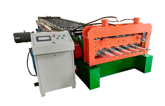 3KW-20.5KW Floor Deck Roll Forming Machine High Strength Chain For Durable Floor Decking