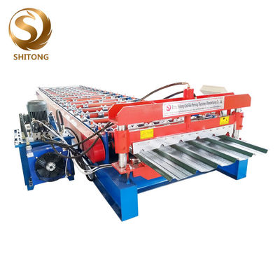 Colored Galvanized Steel Sheet Sheet Metal Roll Forming Machines With Servo Motor Drive Motor And IBR Machine With Curving